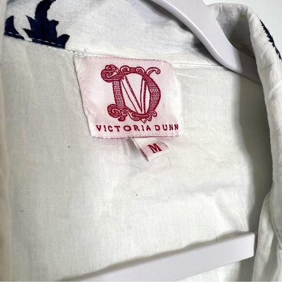 Victoria Dunn Folly Flounced Mini Dress Medium Periwinkle Blossom No Belt - Picture 6 of 11